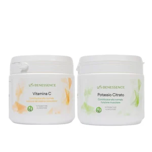 Vitamina C e Potassio Citrato in polvere solubile - 2 x500g